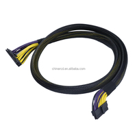 Kabel Ribbon Board-to-Board Berlapis Timah dengan Pitch 1.27mm Kustom, Rakitan 20-50 Pin, Adaptor SMT DC 12-24V untuk Layar LCD Kamera