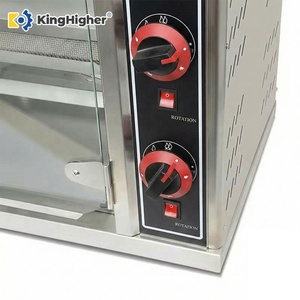 Máquina Comercial de Pollo Asado a la Brasa de Acero Inoxidable con 6 Varillas para Restaurantes y Puestos de Comida Callejera - Product Image 4