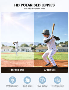 लैमिकल बी. सी. 04 फैक्ट्री कस्टम कूल युवा साइकिलिंग चश्मा-90 यूवी400 लचीला बच्चों के साथ धूप का चश्मा एंटी-ग्लेयर चल रहा है - Product Image 3