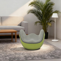Fauteuil de massage portable compact JAMOOZ en forme d'œuf, en cuir PU, avec contrôle de la vibration et de la minuterie pour les hanches et les cuisses, coussin doux, norme européenne