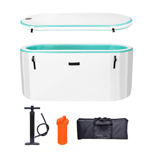 Inflatable Ice <b>Bath</b> Bucket 150*80*65 PVC <b>Foldable</b> Portable For Sports Rehabilitation Adult Use - Product Image 4