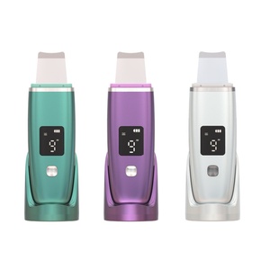 Appareil de beauté personnel en acier inoxydable pour le visage et le corps, exfoliant ultrasonique et nettoyeur de peau pour le soin du visage - Product Image 1