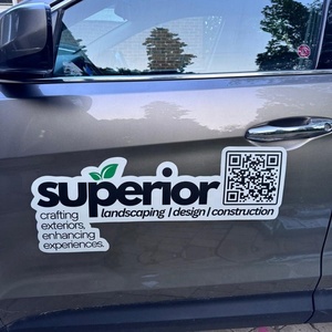 Logotipo personalizado publicidad decoración magnética coche puerta signo coches parachoques imán pegatina Van <span class=keywords><strong>pegatinas</strong></span> magnéticas - Product Image 4