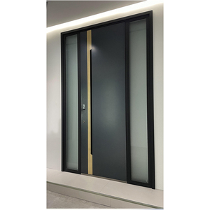 <span class=keywords><strong>Porta</strong></span> d'Ingresso Moderna <span class=keywords><strong>in</strong></span> Alluminio e <span class=keywords><strong>Legno</strong></span> per Ville con Funzione Antifurto per Esterni e Ingresso Cantina - Product Image 3