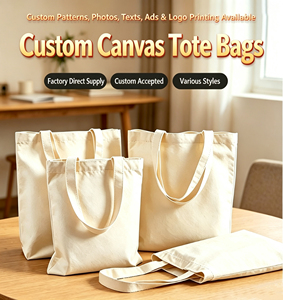 Sac fourre-tout en <span class=keywords><strong>toile</strong></span> personnalisé Pafu avec logo, sac à main en coton vierge pour le shopping, sac à bandoulière, vente en gros, cadeau publicitaire - Product Image 1