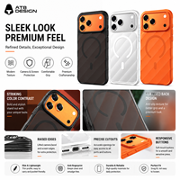 Coque de téléphone anti-jaunissement ATB pour iPhone 17 18 Pro Max, étui magnétique résistant aux taches, emballage premium, protection antichoc