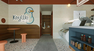 Vitrine en bois et verre sur mesure pour gâteaux et pâtisseries |   Vitrines de boulangerie pour le mobilier de magasin de desserts - Product Image 5