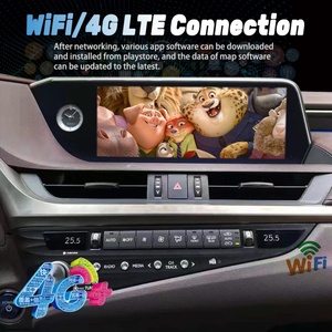 เครื่องเล่นวิดีโอมัลติมีเดียหน้าจอ GPS ในรถยนต์สำหรับ Lexus ES ES ES200 ES250 ES300H ES350 256GB Android 13 2018-2022 CarPlay - Product Image 2