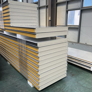 Toit thermo-isolé en mousse à bas <span class=keywords><strong>prix</strong></span> Panneau sandwich en polyuréthane PU aluminium pour mur - Product Image 2