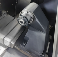 Centre de tournage CNC à lit incliné avec commande FANUC, 3 axes, 12 stations à outils, broche simple, capacité moyenne, pour usinage