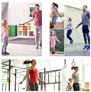 Corde à sauter professionnelle à longueur réglable avec poignée en PVC pour la maison, l'école et les jeux - Product Image 6