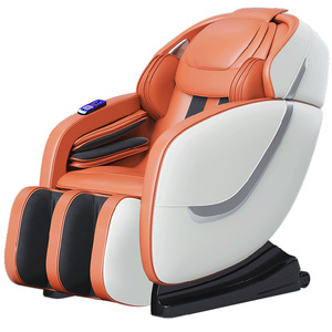 Massage Chair Sl Type Guide Rail Full Body Massage Zero Gravity Heat Compress Commercial Use Orange Red White Black - Product Image 1