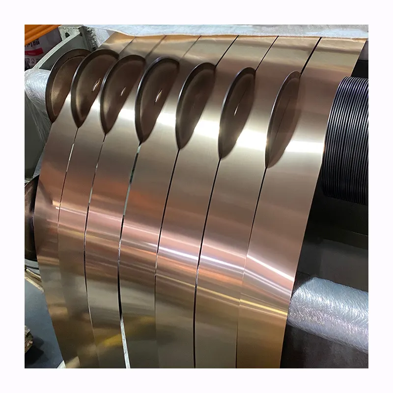 Prix de bande d'alliage de cuivre violet personnalisé de haute qualité par kg C17200 bande de cuivre au béryllium