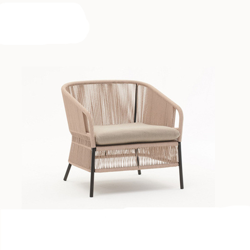 Canapé simple (corde torsadée jaune)