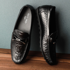 Nouvelles chaussures de luxe et à la mode pour hommes-Chaussures décontractées, chaussures respirantes pour hommes, chaussures en cuir pour hommes fabriquées à la main - Product Image 4