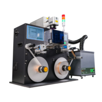 Máquina Rebobinadora de Etiquetas Automática DOCOD XF30PS con Marcado Láser, Rebobinador Secundario de Rollos, Posicionamiento de Alta Precisión de ±1 mm para Uso Médico