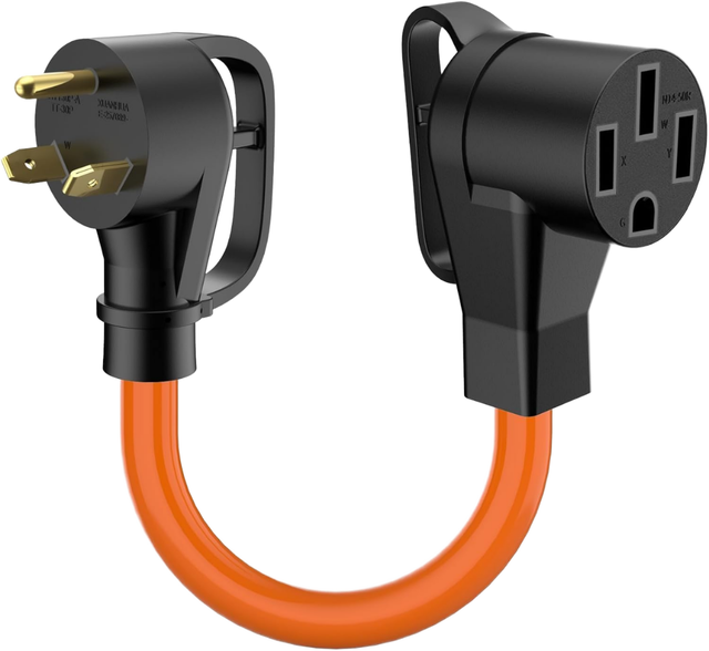 EV Charger Adapter Cord Prong 50 AMP EV Conversion Adapter Charger Copper US Plug ETL