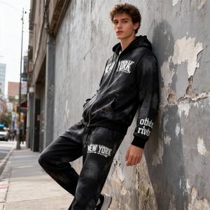 Conjunto Deportivo Personalizado 2026, Estilo Americano, 500 g/m², Transpirable, Estampado, Retro, Lavado, Desgastado, Estilo Urbano, Talla Grande - Product Image 4