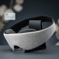 Masque de sommeil 3D profilé, réglable, sans pression sur les yeux, respirant, pour les dormeurs latéraux