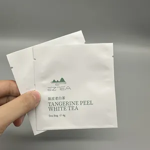 Eco Friendly Kraft Paper Sachet Tea Bag Packet Aluminum Foil Sample Bag Coffee Paper Sachet Small Heat Seal Bag