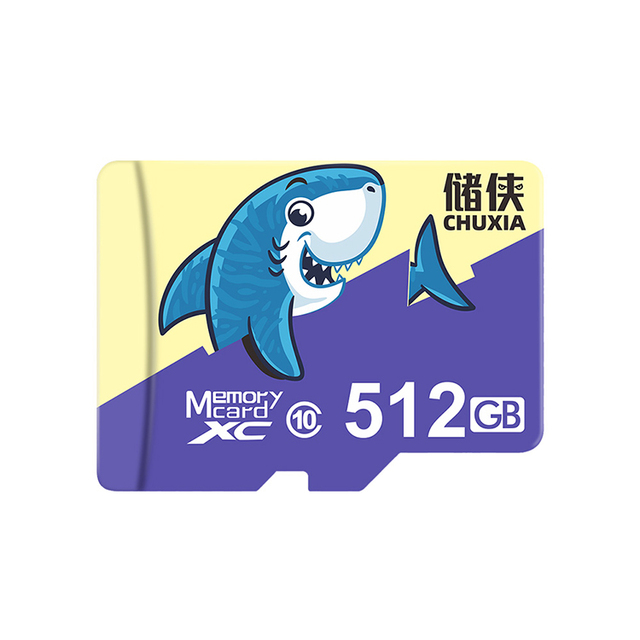 Shark Series Shockproof C10 U3 V30 AS Mini Flash SD Cards 128GB 256G 512 GB Durable Micro TF Card for 4K Video Dash Cams