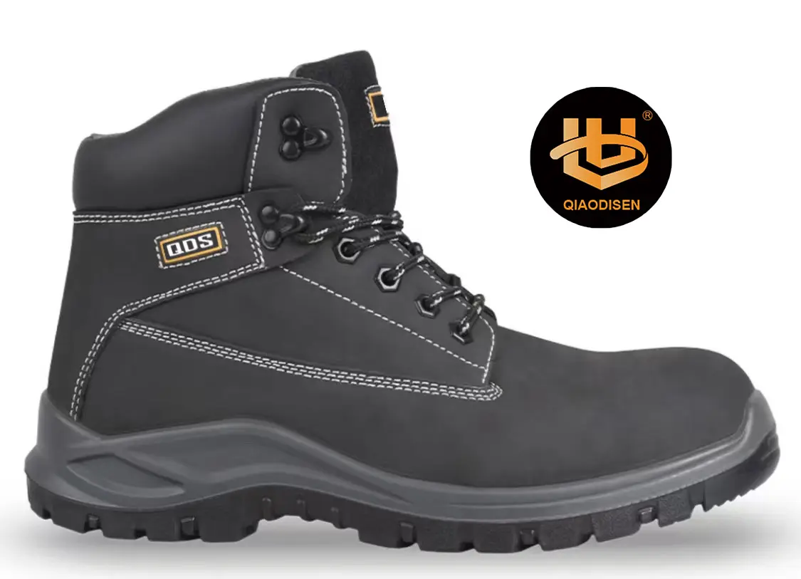 Fashion Top Sales Leather Non Slip Steel Toe Boots Welding Work Shoes Safety Boots For Men