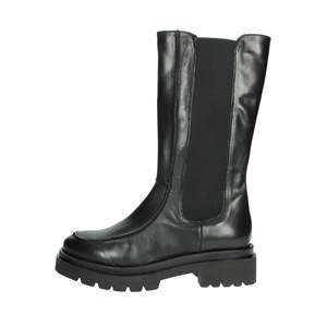 Bottes Chelsea en cuir noir pour femme Manas 3019 - Product Image 1