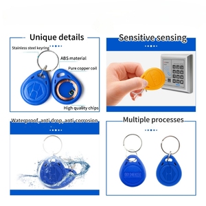 Porte-clés <span class=keywords><strong>RFID</strong></span> intelligent UID 13,56 MHz à bloc 0 inscriptible et à clé modifiable, compatible TK4100 125 KHz, pour contrôle d'accès - Product Image 6