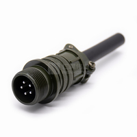 Conector MS5015, Conector Circular Estándar Óptico Impermeable Macho y Hembra de 2, 5 y 7 Pines, MS 3106A 14S-5S 3102A 14S-5P