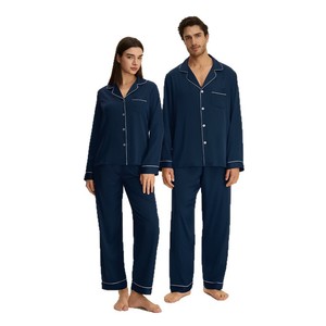 Custom Satin Pajama <strong>Set</strong> <strong>for</strong> Women Long Sleeve Couple Nightwear Matching Pajamas <strong>Set</strong> <strong>for</strong> Couples <strong>Family</strong> Night Suit Pijama - Product Image 4