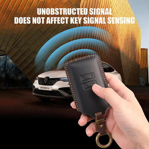Étui à clés vintage adapté aux voitures Dongfeng Renault Koleos et Kadjar, nouveau modèle, housse de protection en cuir véritable avec boucle - Product Image 4