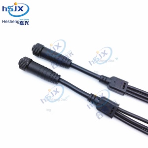 Conector Impermeable HE <span class=keywords><strong>SHENG</strong></span> JIA <span class=keywords><strong>XING</strong></span> M12, Adaptador de Una y Tres Piezas Tipo Y, 2 Núcleos, LED, IP67, Carcasa de Nailon, Automotriz, 2A - Product Image 5