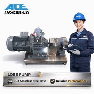 High Viscosity Medium Food Grade High Viscosity Sanitary Stainless Steel Rotary Lobe Pump for Cosmetic Cream Honey - Product Image 6