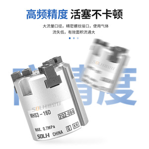 Cilindro Neumático de Tres Mordazas MHS3 para Categoría de Productos de Cilindros - Product Image 5