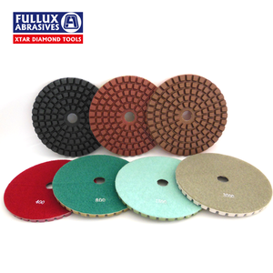 Granit için Fullux 10 İnç 250mm Elmas Reçine Bağlı Parlatma Pedleri, Yüksek Kalite ve Uzun Ömürlü - Product Image 2