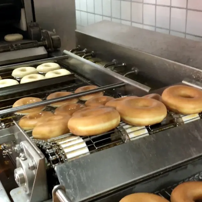 Robot à donuts automatique de petite taille, 2 pièces, avec mangeoire