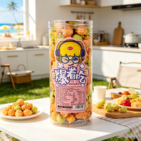 Popcorn sucré sans graisses trans en marque blanche OEM, en sachet avec sucre 120g, emballage personnalisé pour les marques de détail mondiales