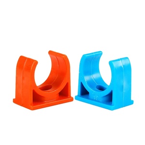 Plastic Pipe Clamp Plastic Pipe Factory China Made Plastic PVC Conduit Clip Pipe Fittings Electrical Tube Clamp