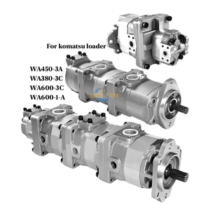 גלגל מטען הילוך משאבת 705-58-46001 704-30-42140 705-55- 34180 705-52-40130 אלומיניום ציוד הידראולי עבור החלפת <span class=keywords><strong>komatsu</strong></span> - Product Image 1