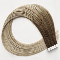 Extensions de cheveux adhésives Haiyi 2026 souples et lisses à double trame, qualité stable, installation facile, aspect naturel