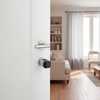 Serrure de cylindre intelligente OEM Tuya Bluetooth avec empreinte digitale, déverrouillage multi-méthodes, carte IC, étanche, en alliage d'aluminium pour hôtel et maison