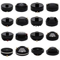 Haut-parleur de compression à bobine mobile de 44 mm avec diaphragme en titane et pavillon en plastique pour voiture