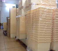 Seau hollandais carré en plastique Pot de fleur Seau hollandais hydroponique à la fraise pour la plantation hydroponique de tomates et de concombres