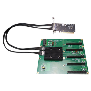 Tarjeta de Expansión PCIe 4.0 para CMP 170HX PEX88096 4GPU 5GPU, Compatible con 170HX RTX 4090 4080 3090 3080 2080Ti, Servidor IA, Estación de Trabajo - Product Image 3