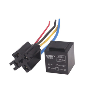 Otomotiv Röle Tabanı 12V 24V Araba 5 Yollu Röle Tutucu 5 Pin 40A Röle Soketi Kablo Montajı Özelleştirin - Product Image 3