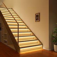 Applique Murale Latérale Moderne DGLUX pour Intérieur, Salon, Chambre à Coucher, Escalier, avec Détecteur de Mouvement, Lumière LED d'Escalier