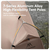 Lit de camping pliable léger en tissu Oxford pour une personne, une chambre, trois saisons