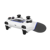 Manette de jeu sans fil P4 à revêtement caoutchouc, marque privée, avec double moteur à vibration et prise en charge 6 axes, compatible