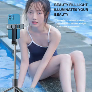 2025 नई आर 1 सेल्फी स्टिक 360 डिग्री रोटेशन वायरलेस कंट्रोल पोर्टेबल हैंडहेल्ड डिजाइन फोल्डेबल फोन स्टैंड और ट्राइपोड - Product Image 4