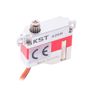 Servo Digital KST A06H V6.0 DC3.5V-4.2V 1.4Kgf.cm 0.11seg con Doble Rodamiento y Engranaje Metálico para Micro Aviones RC F3K, Aleación de Aluminio - Product Image 3